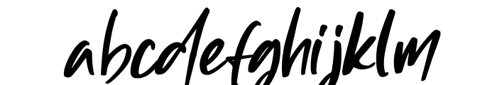 Allinda Light Italic Font LOWERCASE