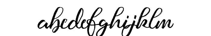 Allisabeth-Regular Font LOWERCASE