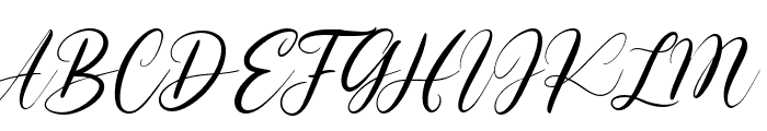 AllishaCroft Font UPPERCASE
