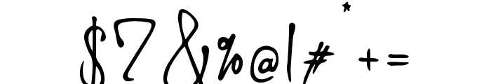 AllisonTessa-Black Font OTHER CHARS