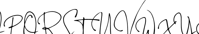 AllisonTessa-Black Font UPPERCASE