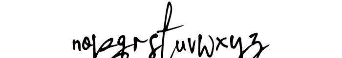 AllisonTessa-Black Font LOWERCASE