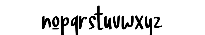 Allista Font LOWERCASE