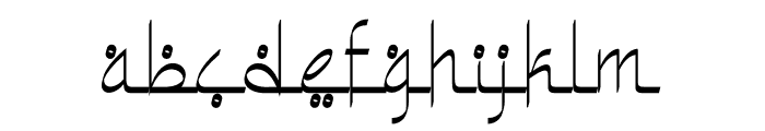 Alliyasa Font LOWERCASE