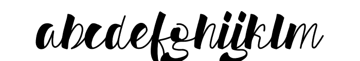 Alloe Line Font LOWERCASE