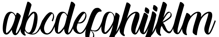 Alloefira free for personal Font LOWERCASE