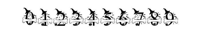 Alloween monogram Regular Font OTHER CHARS