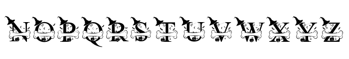 Alloween monogram Regular Font LOWERCASE