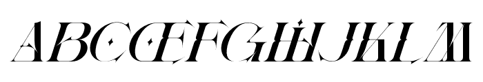 Allowing Freedom Regular Italic Font UPPERCASE