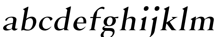 Alloy-Regular Italic Font LOWERCASE