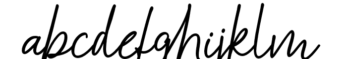 Alluring Delight Regular Font LOWERCASE