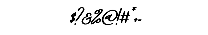 Allyntha Italic Font OTHER CHARS