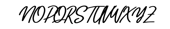 Allyntha Italic Font UPPERCASE