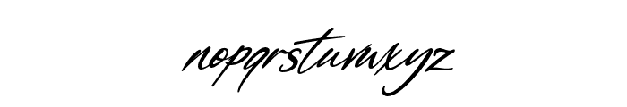 Allyssum-Italic Font LOWERCASE