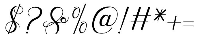 Almahyra Font OTHER CHARS