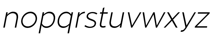 Almarose-LightItalic Font LOWERCASE