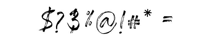 AlmirraScript Font OTHER CHARS