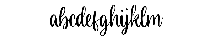 Almond Delight Font LOWERCASE