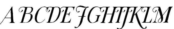 Almondy-Italic Font UPPERCASE
