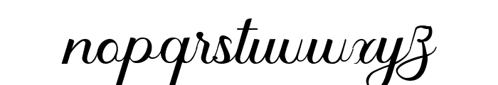 Almost Delicated Regular Font LOWERCASE