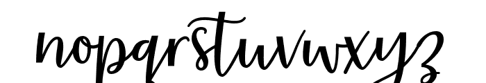 AlmostThereScript Font LOWERCASE