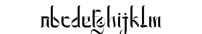 Almunajat Regular Font LOWERCASE