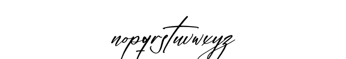 Alnathasia Italic Font LOWERCASE