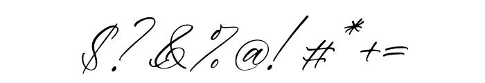 Alnetsia Montenela Italic Font OTHER CHARS