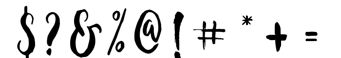 Alocasia-Script Font OTHER CHARS