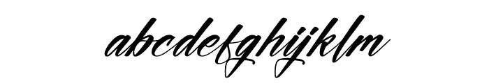 Alodinya Silvestte Italic Font LOWERCASE