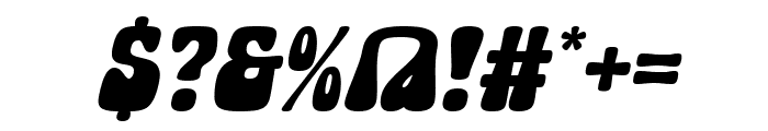 Aloha Retro Italic Font OTHER CHARS