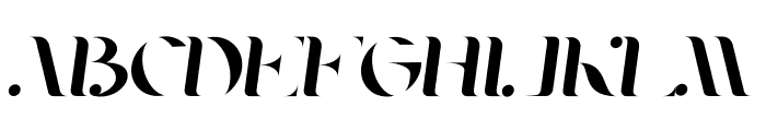 Alohai Italic Font UPPERCASE