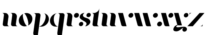 Alohai Italic Font LOWERCASE