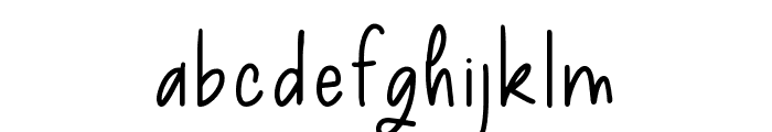 Alone Together Font Regular Font LOWERCASE
