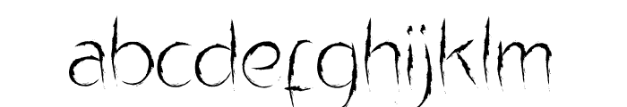 Alonely-Regular Font LOWERCASE