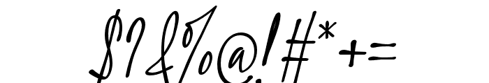Aloniah Regular Font OTHER CHARS