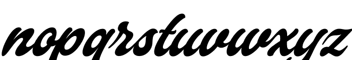 Aloreta Marthin Italic Font LOWERCASE