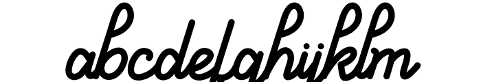 Aloritma Font LOWERCASE