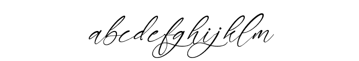 Aloruty Fortune Italic Font LOWERCASE
