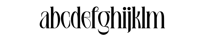 Aloyesia Font LOWERCASE