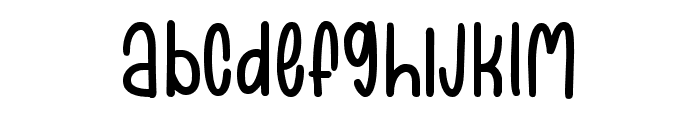 Alpha Candy Font LOWERCASE