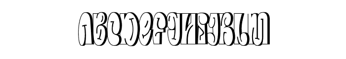 Alpha Doodle Extrude Font UPPERCASE