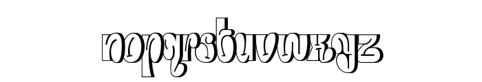 Alpha Doodle Extrude Font LOWERCASE