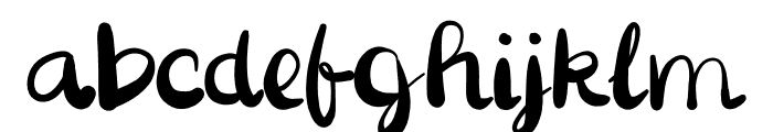 Alpha Regular Font LOWERCASE