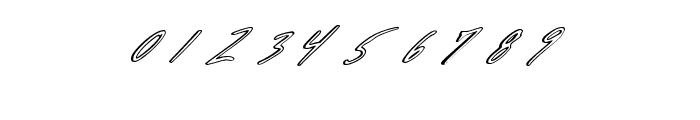AlphaAnggela-EnemItalic Font OTHER CHARS