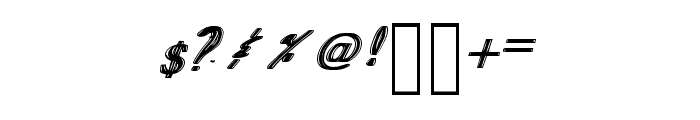 AlphaAnggela-LimoItalic Font OTHER CHARS