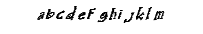 AlphaAnggela-LimoItalic Font LOWERCASE