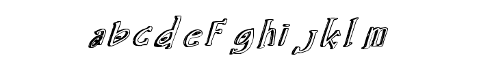 AlphaAnggela-PituItalic Font LOWERCASE
