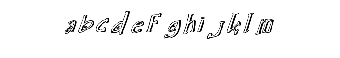 AlphaAnggela-TeluItalic Font LOWERCASE