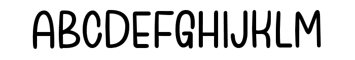 AlphaCandyRegular Font UPPERCASE